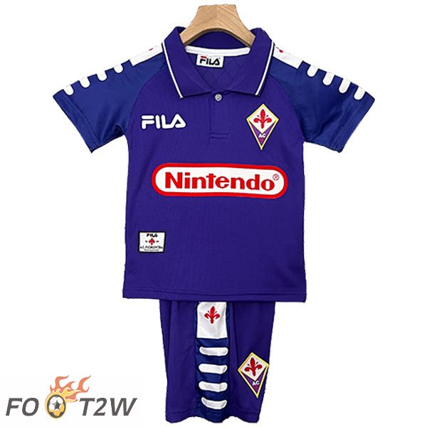 Maillot De Foot ACF Fiorentina Retro Enfant Domicile 1998/1999