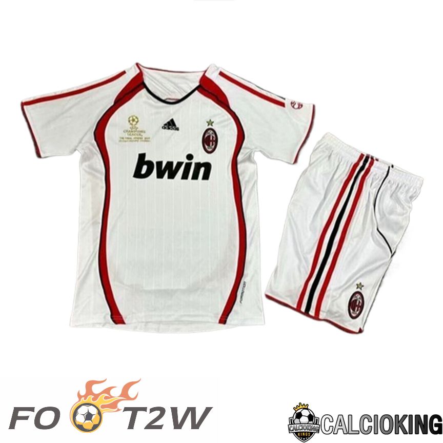 Maillot De Foot Milan AC Retro Enfant Exterieur 2006/2007