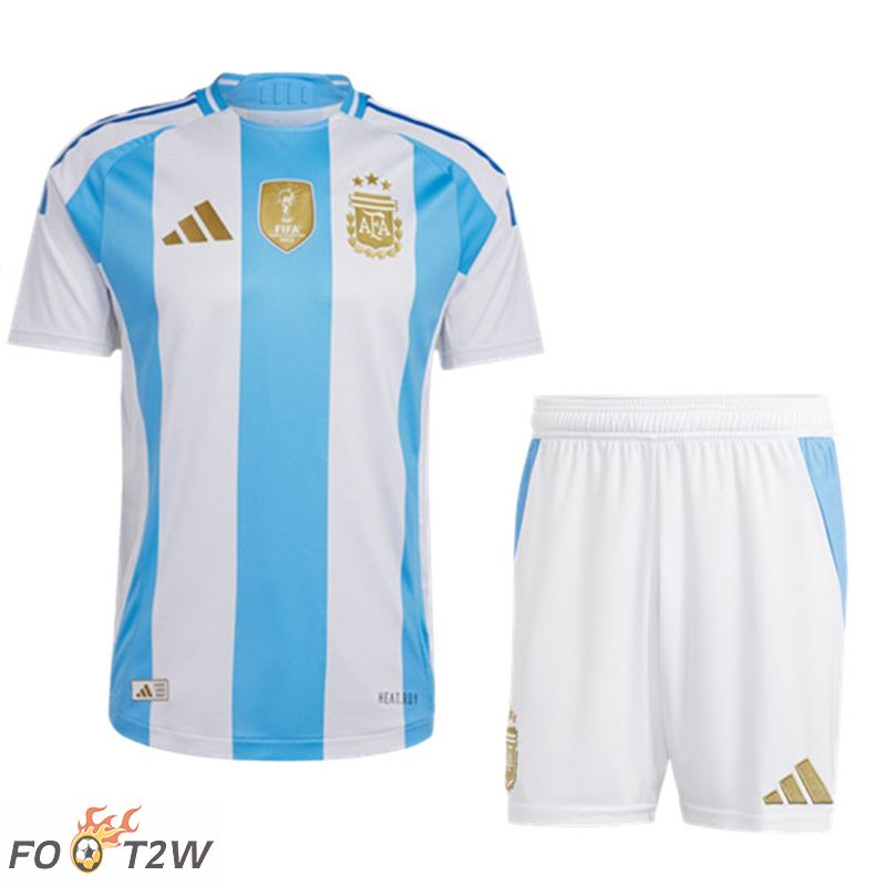 Maillot De Foot Argentine Enfant Domicile 2024/2025