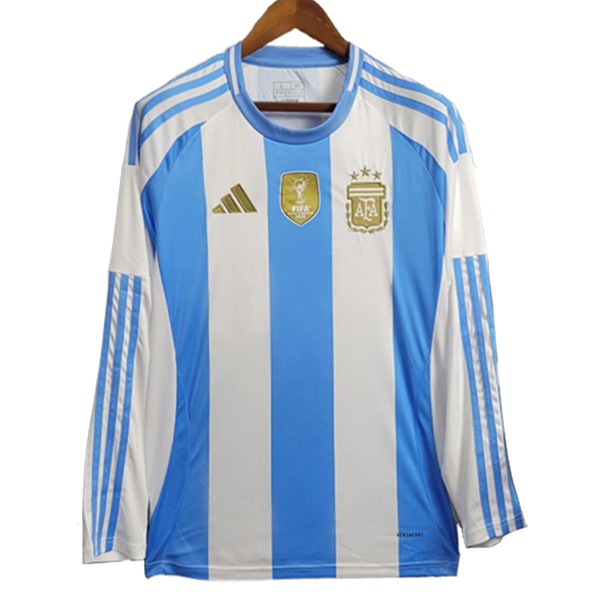 Maillot Equipe De Argentine Domicile Manches Longues 2024/2025