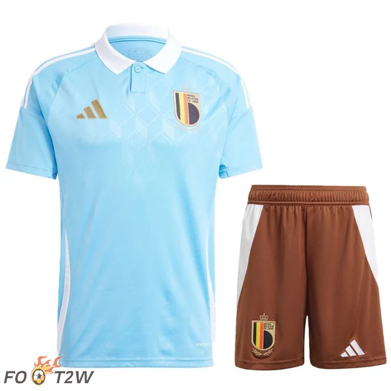 Ensemble Maillot Foot Belgique Exterieur + Shorts 2024/2025