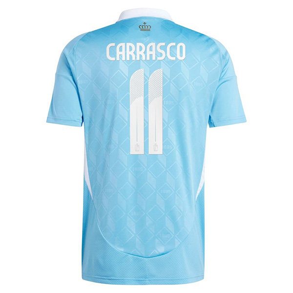 Maillot Equipe De Belgique (Carrasco 11) Exterieur Uefa Euro 2024