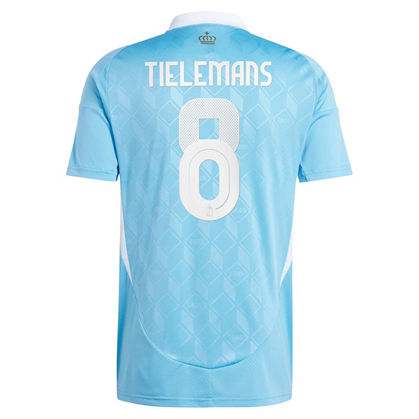 Maillot Equipe De Belgique (Tielemans 8) Exterieur Uefa Euro 2024