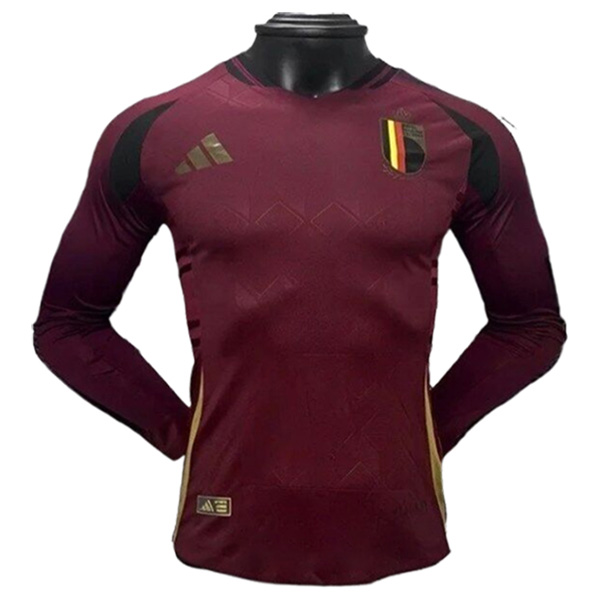 Maillot Equipe De Belgique Domicile Manches Longues 2024/2025