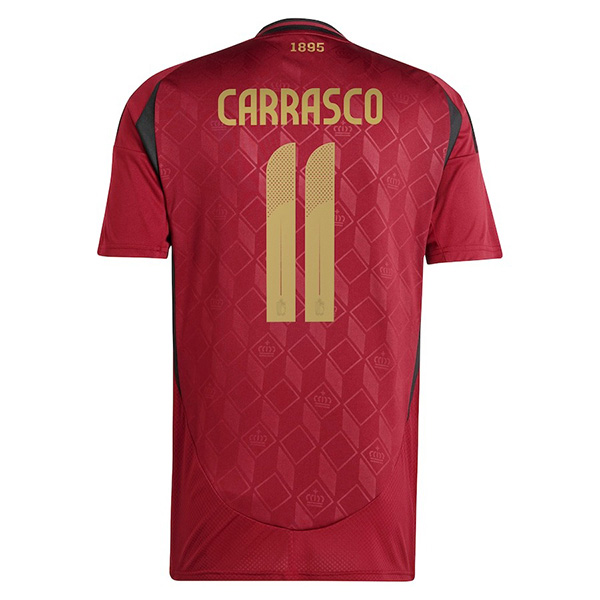 Maillot Equipe De Belgique (Carrasco 11) Domicile Uefa Euro 2024