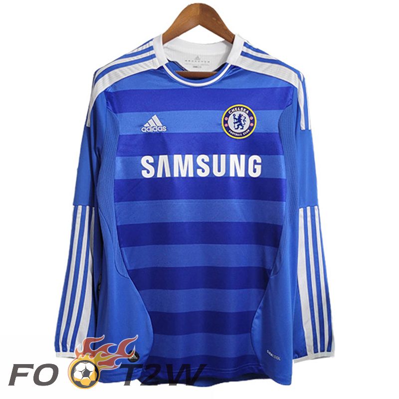 Maillot De Foot FC Chelsea Retro Manches Longues Domicile 2011/2012