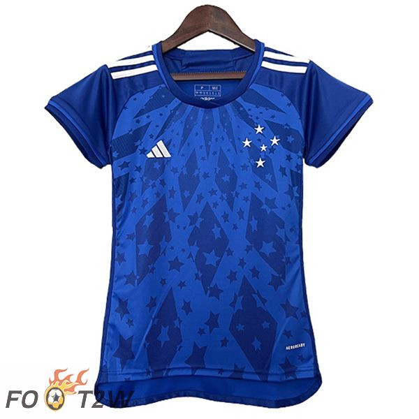 Maillot De Foot Cruzeiro Femme Domicile 2024/2025