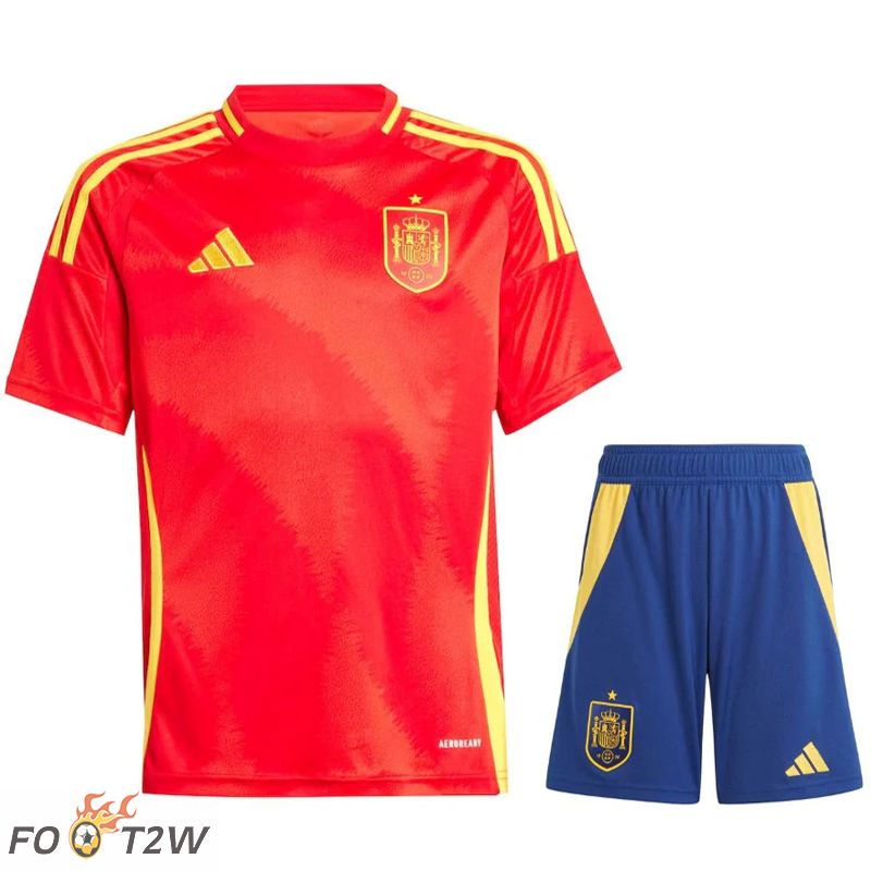 Ensemble Maillot Foot Espagne Domicile + Shorts 2024/2025