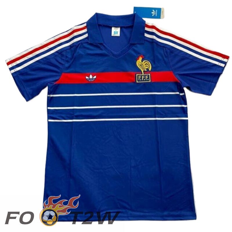 Maillot De Foot France Retro Domicile 1984/1986