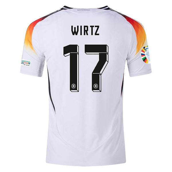 Maillot Equipe De Allemagne (Wirtz 17) Domicile Uefa Euro 2024