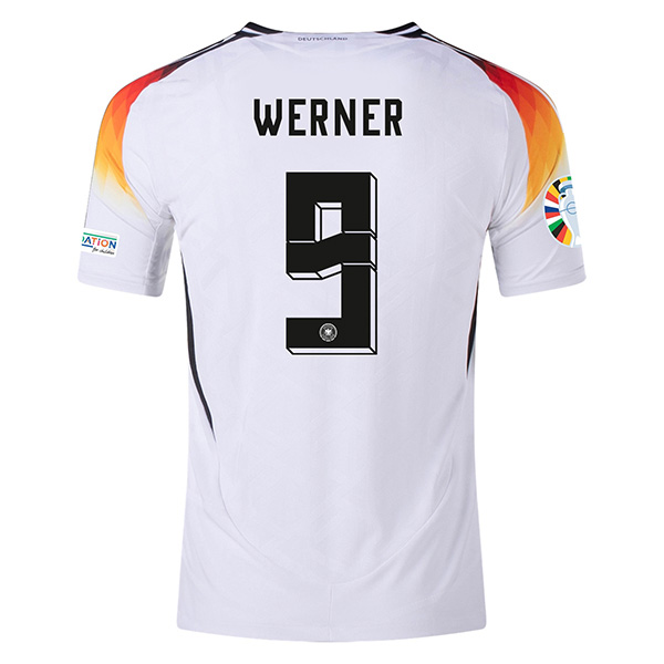 Maillot Equipe De Allemagne (Werner 9) Domicile Uefa Euro 2024