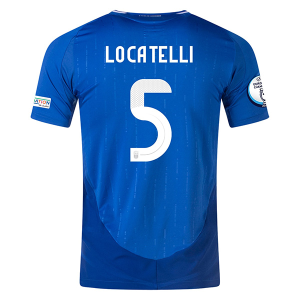 Maillot Equipe De Italie (Locatelli 5) Domicile Uefa Euro 2024