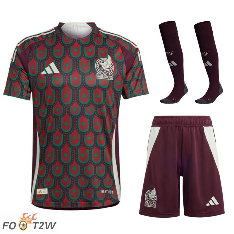 Ensemble Maillot Foot Mexique Domicile (Shorts + Chaussettes) 2024/2025