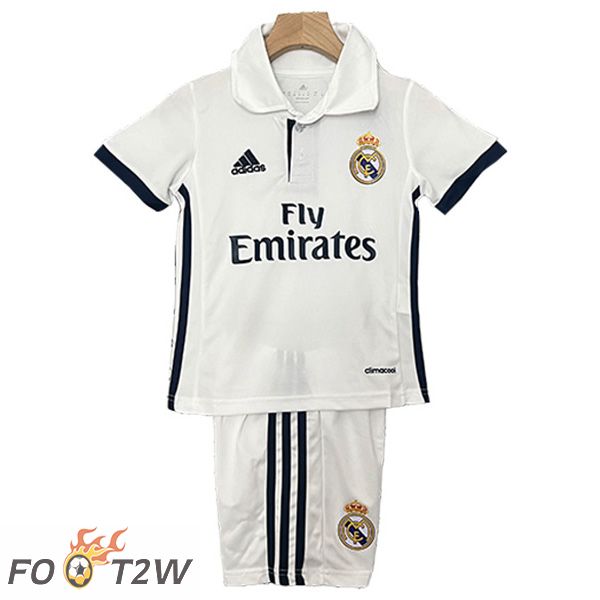 Maillot De Foot Real Madrid Retro Enfant Domicile 2016/2017