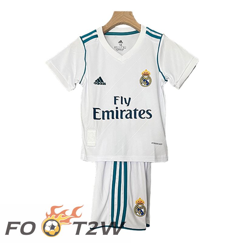 Maillot De Foot Real Madrid Retro Enfant Domicile 2017/2018