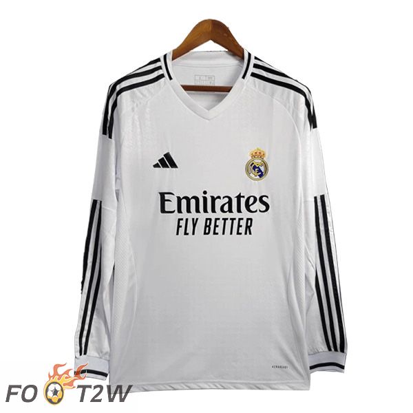 Maillot De Foot Real Madrid Domicile Manches Longues 2024/2025