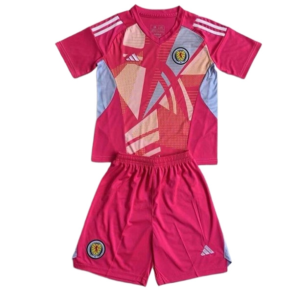 Maillot De Foot Écosse Enfant Gardien De But Rose 2024/2025