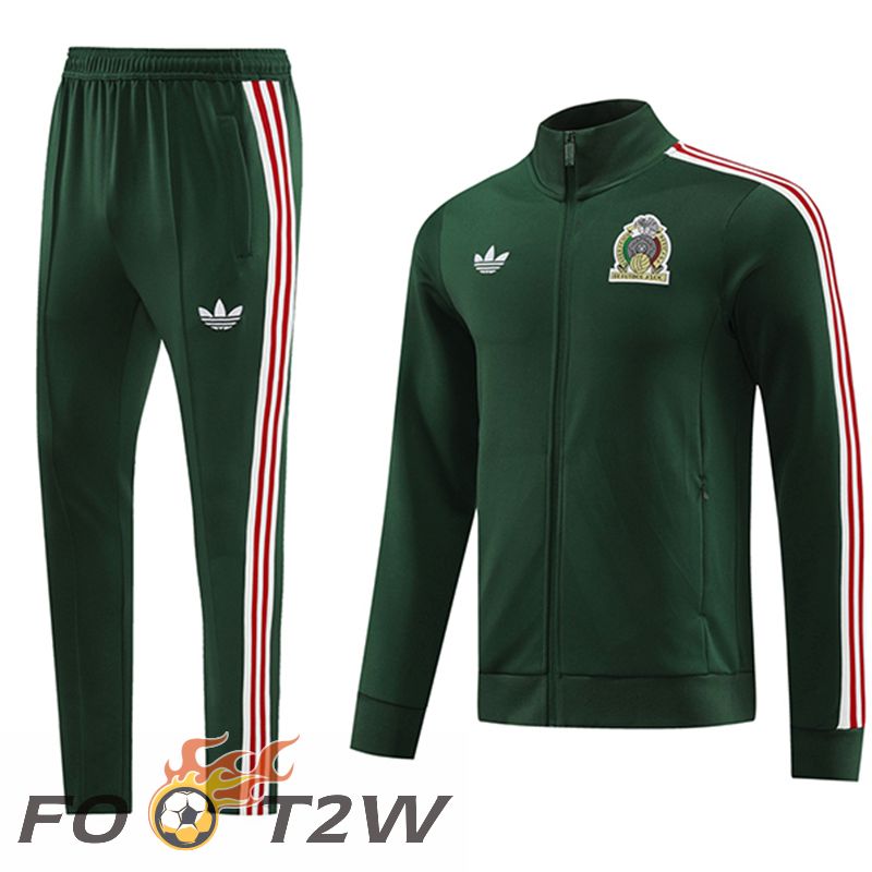 Ensemble Veste Survetement De Foot Mexique Verde 2024/2025