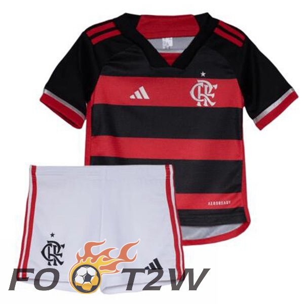 Maillot De Foot Flamengo Enfant Domicile Rouge 2024/2025