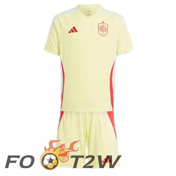 Maillot Equipe De Espagne Enfant Exterieur Jaune 2024/2025