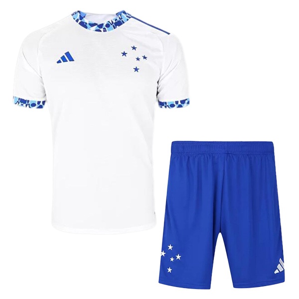 Maillot De Foot Cruzeiro EC Enfant Exterieur Blanc 2024/2025