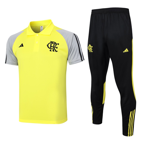 Ensemble Polo Flamengo + Pantalon Jaune 2024/2025