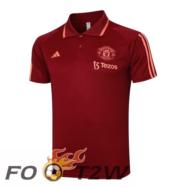 Ensemble Polo Manchester United Rouge 2024/2025