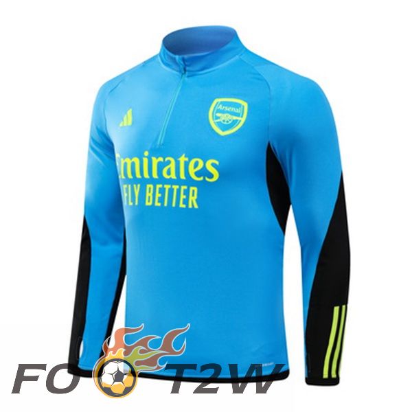 Training Sweatshirt Arsenal Bleu 2024/2025