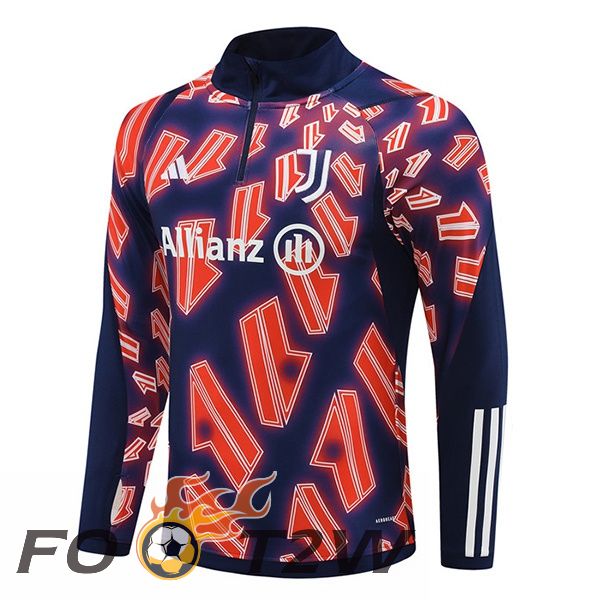 Training Sweatshirt Juventus Rouge Bleu Royal 2024/2025