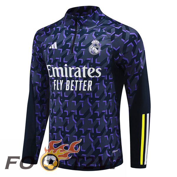 Training Sweatshirt Real Madrid Bleu Royal 2024/2025