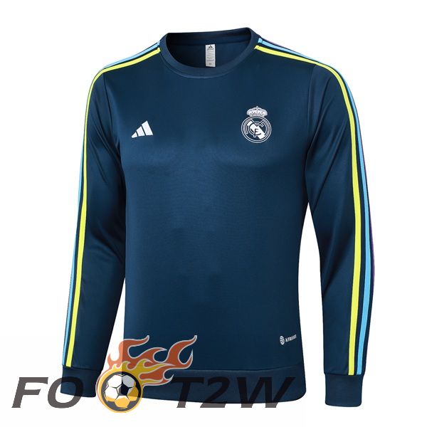 Training Sweatshirt Real Madrid Bleu Royal 2024/2025