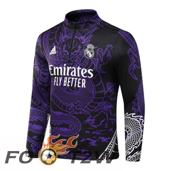 Training Sweatshirt Real Madrid Pourpre 2024/2025