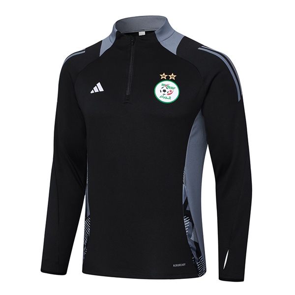 Training Sweatshirt Algerie Noir 2024/2025