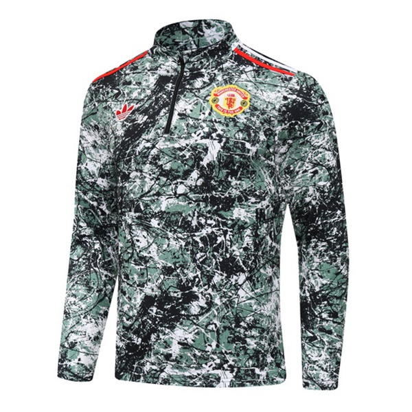 Training Sweatshirt Manchester United Vert 2024/2025