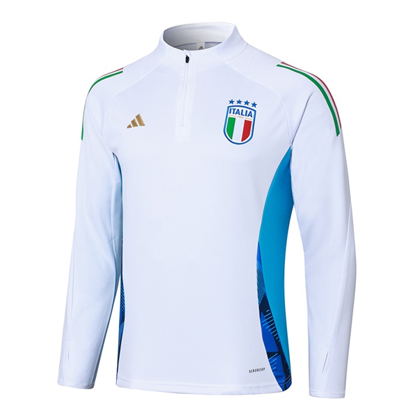 Training Sweatshirt Italie Blanc 2024/2025