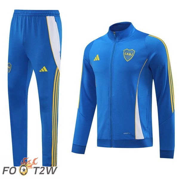 Ensemble Survetement De Foot - Veste Boca Juniors Bleu 2024/2025