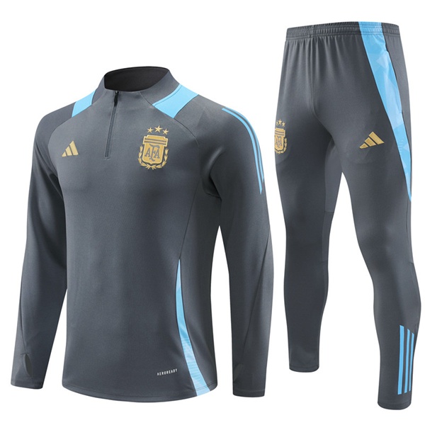 Ensemble Survetement De Foot Argentine Gris 2024/2025