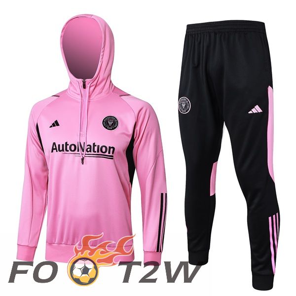 Survetement De Foot - Sweat A Capuche Inter Miami CF Rose 2024/2025