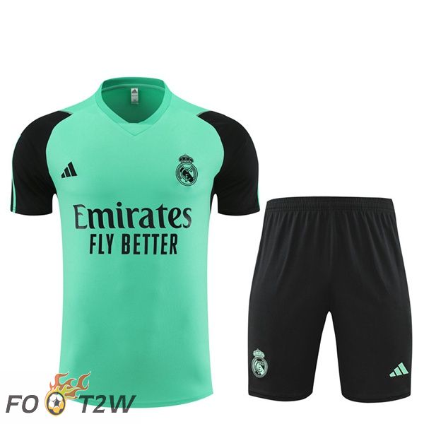 Ensemble Training T-Shirts Real Madrid + Shorts Vert 2024/2025