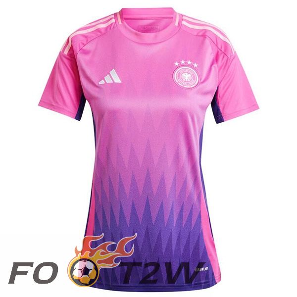 Maillot Equipe De Allemagne Femme Exterieur Rose Pourpre 2024/2025