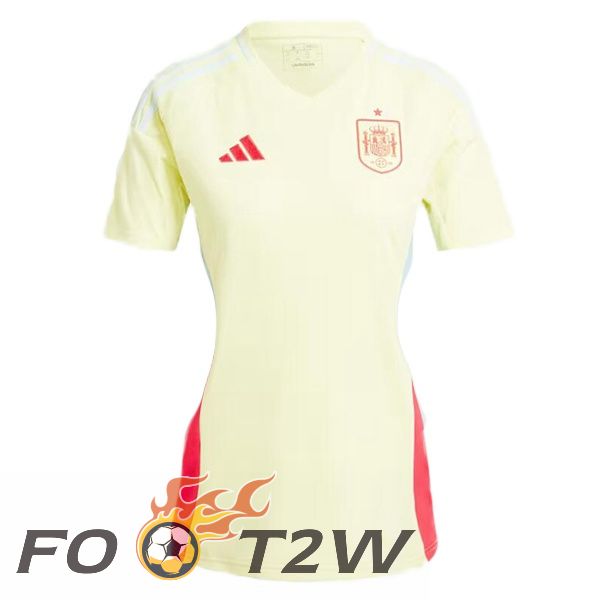 Maillot Equipe De Espagne Femme Exterieur Jaune 2024/2025