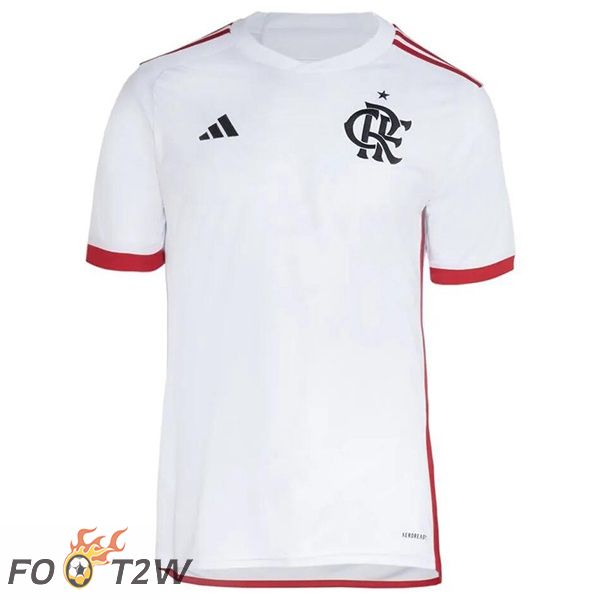 Maillot De Foot Flamengo Exterieur Blanc 2024/2025