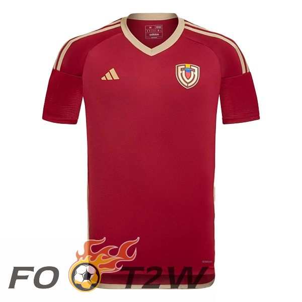 Maillot Foot Equipe De Venezuela Domicile Rouge 2024/2025