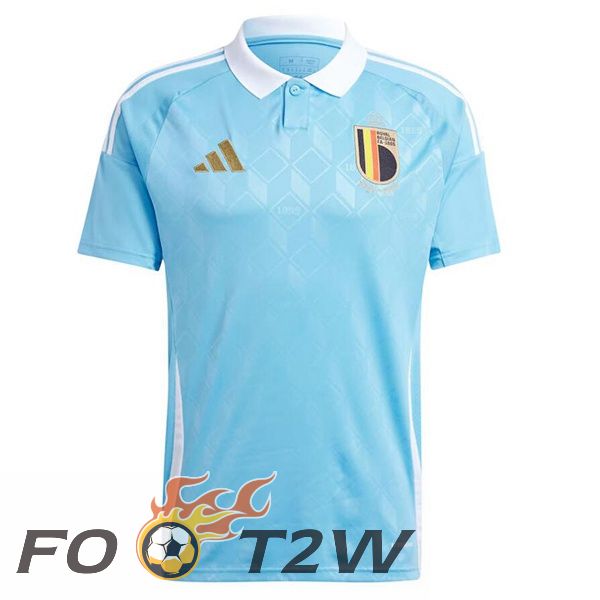 Maillot Equipe De Belgique Exterieur Bleu 2024/2025