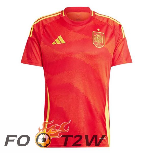 Maillot Equipe De Espagne Domicile Rouge 2024/2025