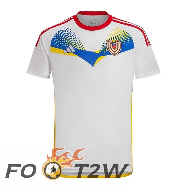 Maillot Foot Equipe De Venezuela Exterieur Blanc 2024/2025