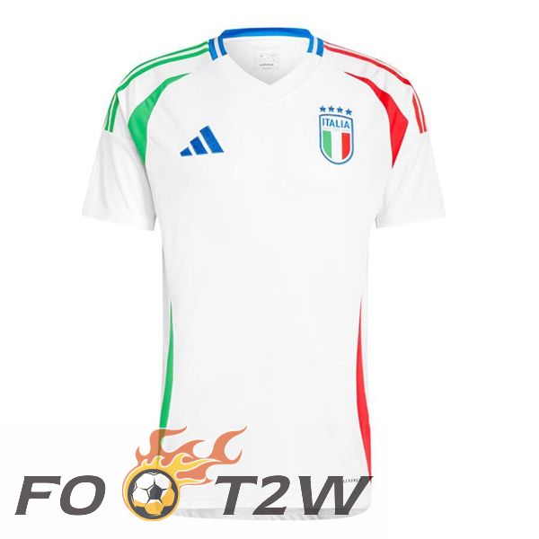 Maillot Equipe De Italie Exterieur Blanc 2024/2025