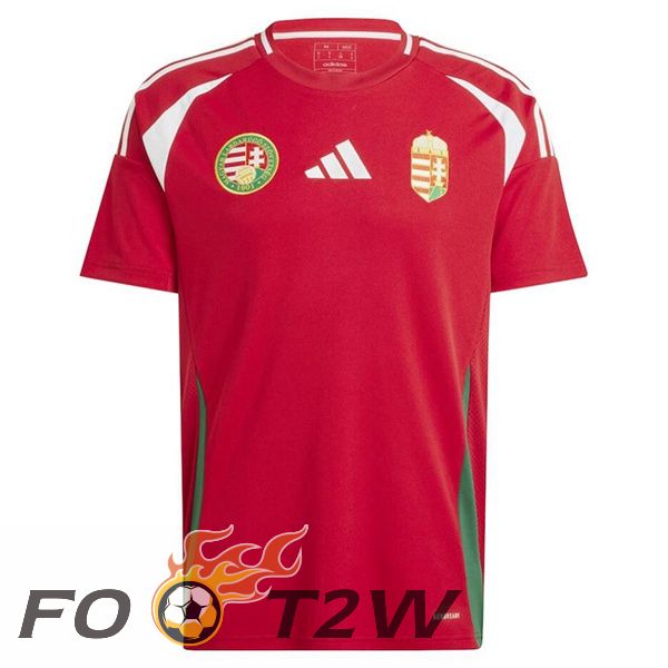 Maillot Equipe De Hongrie Domicile Rouge 2024/2025