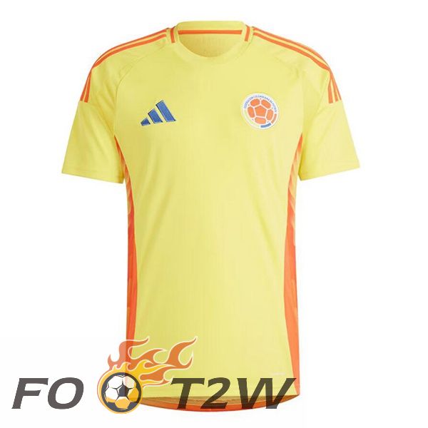 Maillot Equipe De Colombie Domicile Jaune 2024/2025