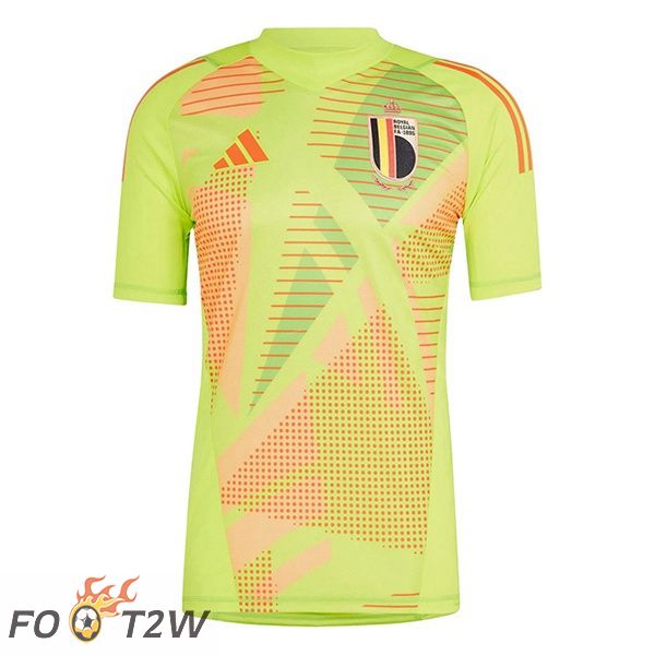 Maillot Equipe De Belgique Gardien De but Jaune 2024/2025